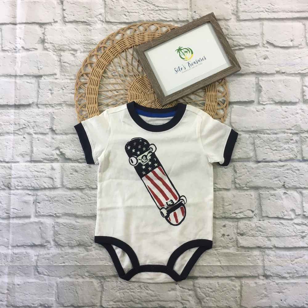 OshKosh B'gosh Baby Boy Skateboard Bodysuit